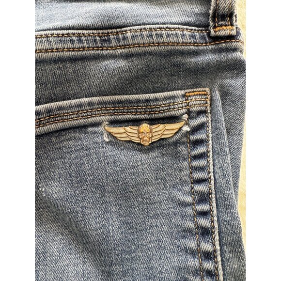 Rock & Republic Womens Jeans 10 Light Wash Blue Denim READ - Picture 5 of 10